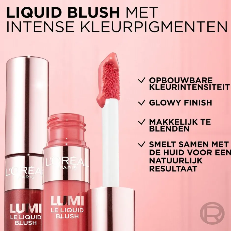 L'Oreal L'Oréal Paris Lumi Le Liquid 625 Gold Pink Blush< Blush