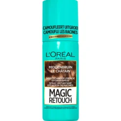 Magic Retouch L'Oréal Paris Middenbruin Camouflerende Uitgroeispray< Haarverf