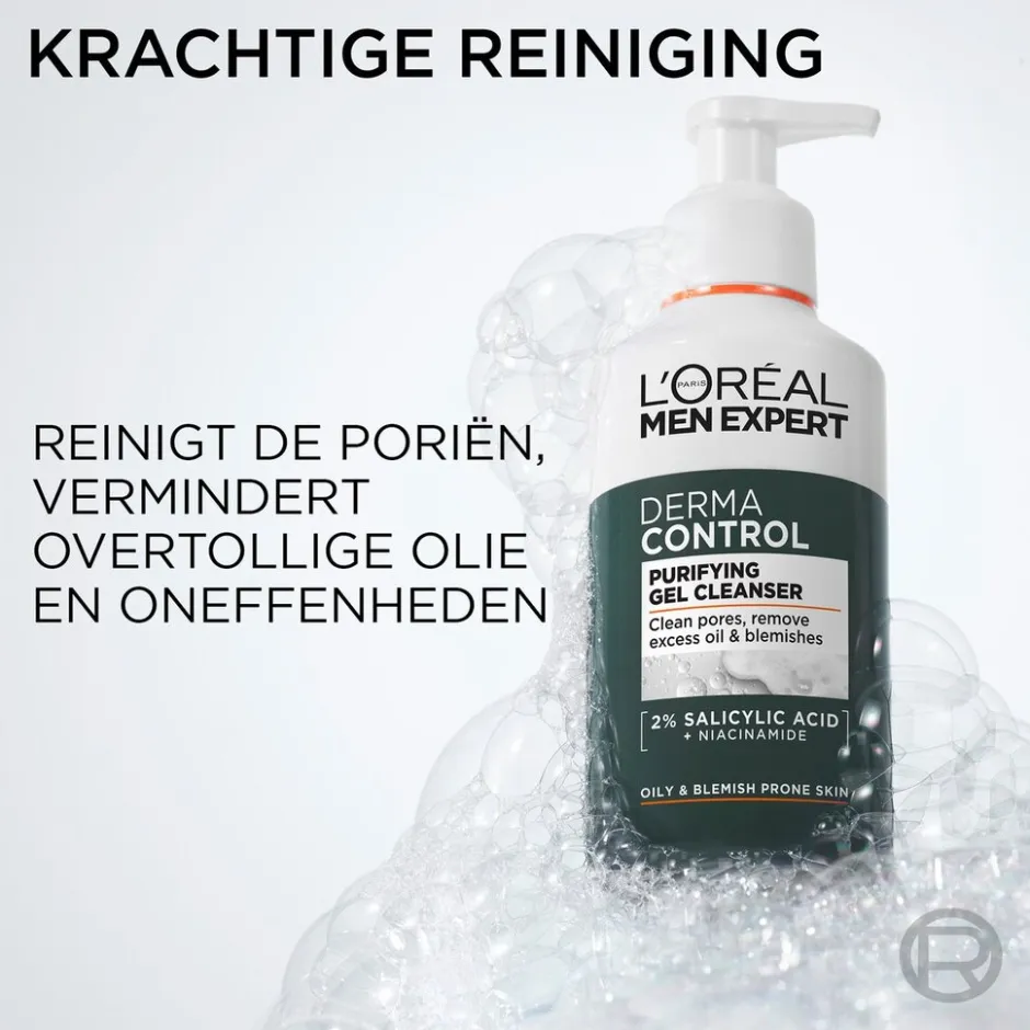 L'Oréal Paris Men Expert Derma Control Purifying Gel Cleanser|L'Oreal Paris Men Expert Sale