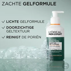 L'Oréal Paris Men Expert Derma Control Purifying Gel Cleanser|L'Oreal Paris Men Expert Sale