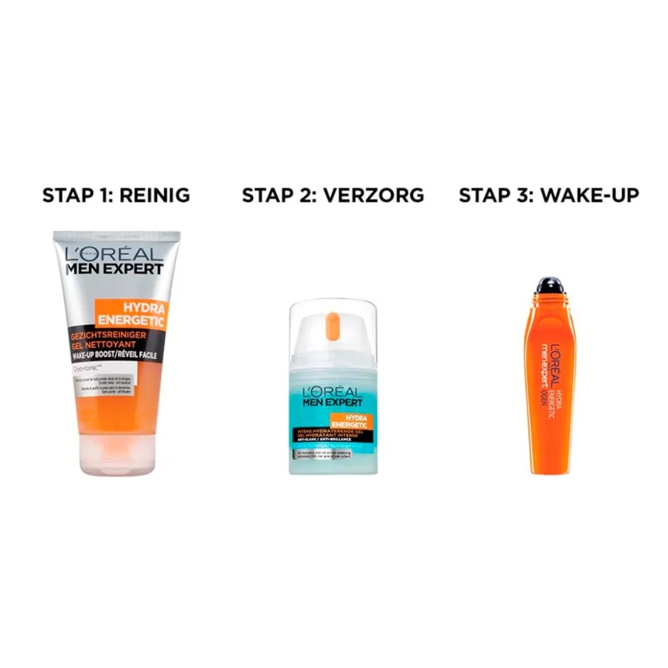 L'Oreal Paris Men Expert L'Oréal Paris Men Expert Hydra Energetic Intens hydraterende Gezichtsgel< Gezichtscreme Mannen