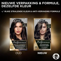 L'Oréal Paris Préférence 3 Donkerbruin Permanente Haarkleuring|Preference Sale