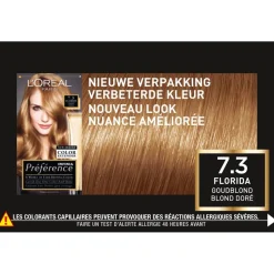 Preference L'Oréal Paris Préférence 7.3 Goud Middenblond Haarkleuring< Haarverf