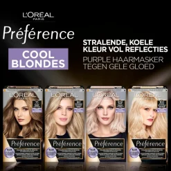 L'Oréal Paris Préférence Cool Blondes 7.1 As Middenblond Permanente Haarkleuring|Preference New