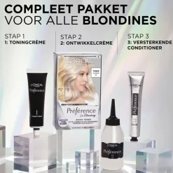 Preference L'Oréal Paris Préférence Le Blonding Platinum Ice Acidic Toner< Haarverf