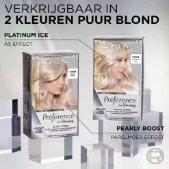 Preference L'Oréal Paris Préférence Le Blonding Platinum Ice Acidic Toner< Haarverf