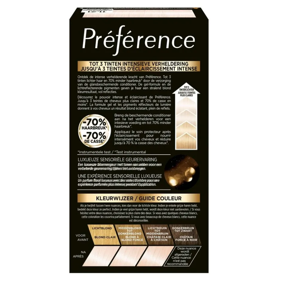 L'Oréal Paris Préférence Le Blonding 11.21 Ultra Licht Parelmoer Asblond Permanente Haarkleuring|Preference Best