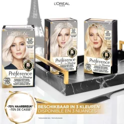L'Oréal Paris Préférence Le Blonding 11.21 Ultra Licht Parelmoer Asblond Permanente Haarkleuring|Preference Best
