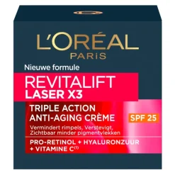 L'Oreal Paris L'Oréal Paris Revitalift Laser SPF25 Anti-Rimpel Dagcrème< Dagcreme