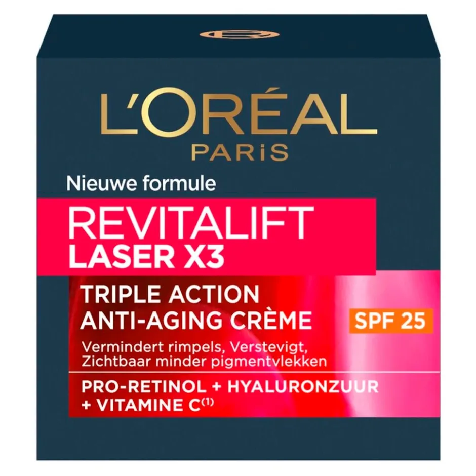 L'Oreal Paris L'Oréal Paris Revitalift Laser SPF25 Anti-Rimpel Dagcrème< Dagcreme