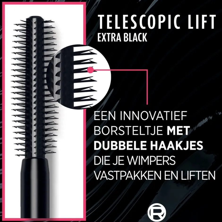 L'Oreal L'Oréal Paris Telescopic Lift Black Waterproof Mascara< Mascara