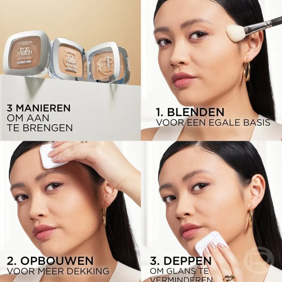 L'Oréal Paris True Match N4 Beige Poeder|L'Oreal Outlet