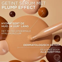L'Oréal Paris True Match Nude 1-2 Rosy Light Plumping Tinted Serum|L'Oreal Best