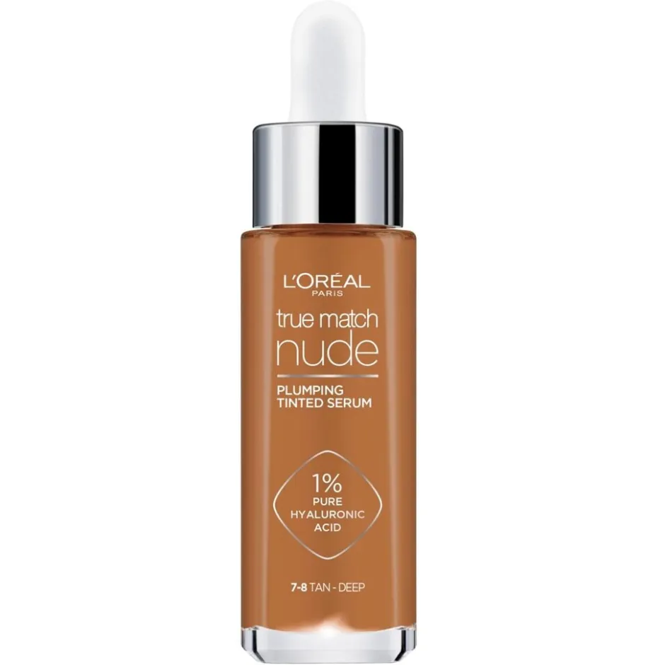 L'Oreal L'Oréal Paris True Match Nude 7-8 Tan Deep Plumping Tinted Serum< Foundation