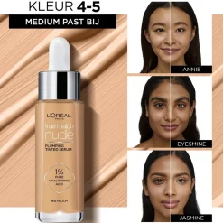 L'Oréal Paris True Match Nude 4-5 Medium Plumping Tinted Serum|L'Oreal