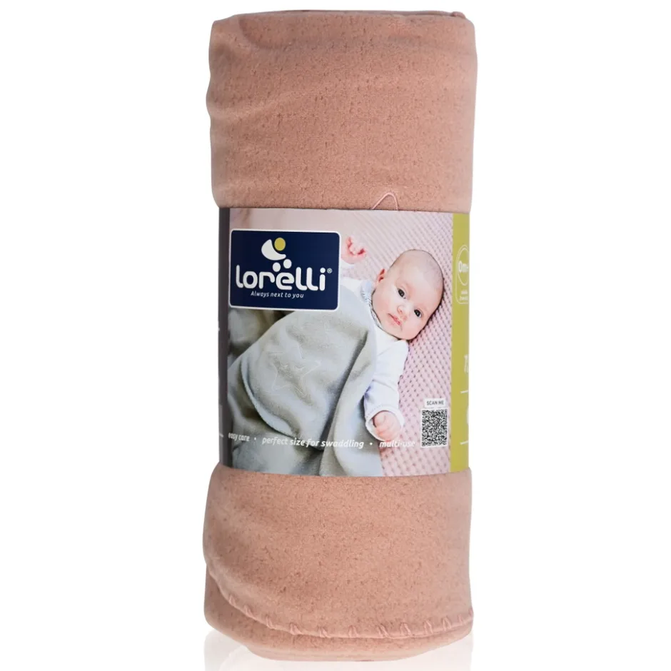 Fleece Rose Star 75x100cm Wiegdeken|Lorelli Best
