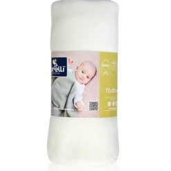 Lorelli Fleece White Star 75x100cm Wiegdeken< Baby Beddengoed