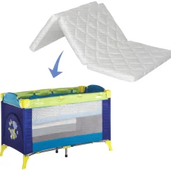 Lorelli 60x120 cm Opvouwbaar Matras in Tas Deluxe< Baby Beddengoed