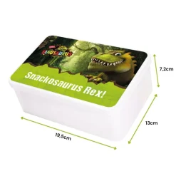 Dinosaurus Collection Box "Snackosaurus Rex!" - 8 koekzakjes met Dinosaurus natuur- en chocoladekoeken|Lotus