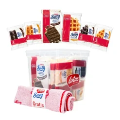 wafel assortiment met gratis keukenhanddoek|Lotus Clearance