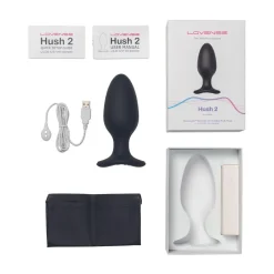 Hush 2 Vibrerende Anaal Plug App Controlled dia 57 mm|Lovense Online