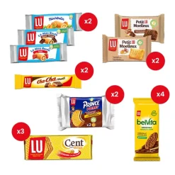 Festival Koekjesdoos – Mix met Belvita, Cent Wafers, Petit , Mini Roulé, Cha-Cha Maxx & Prince Pocket|LU Outlet