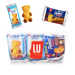 LU Kids Mix: Choco Beertjes & Prince Pocket duo chocolade koekjes< Koek