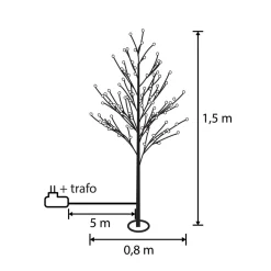 Luca Lighting Verlichte boom< Kerstartikelen