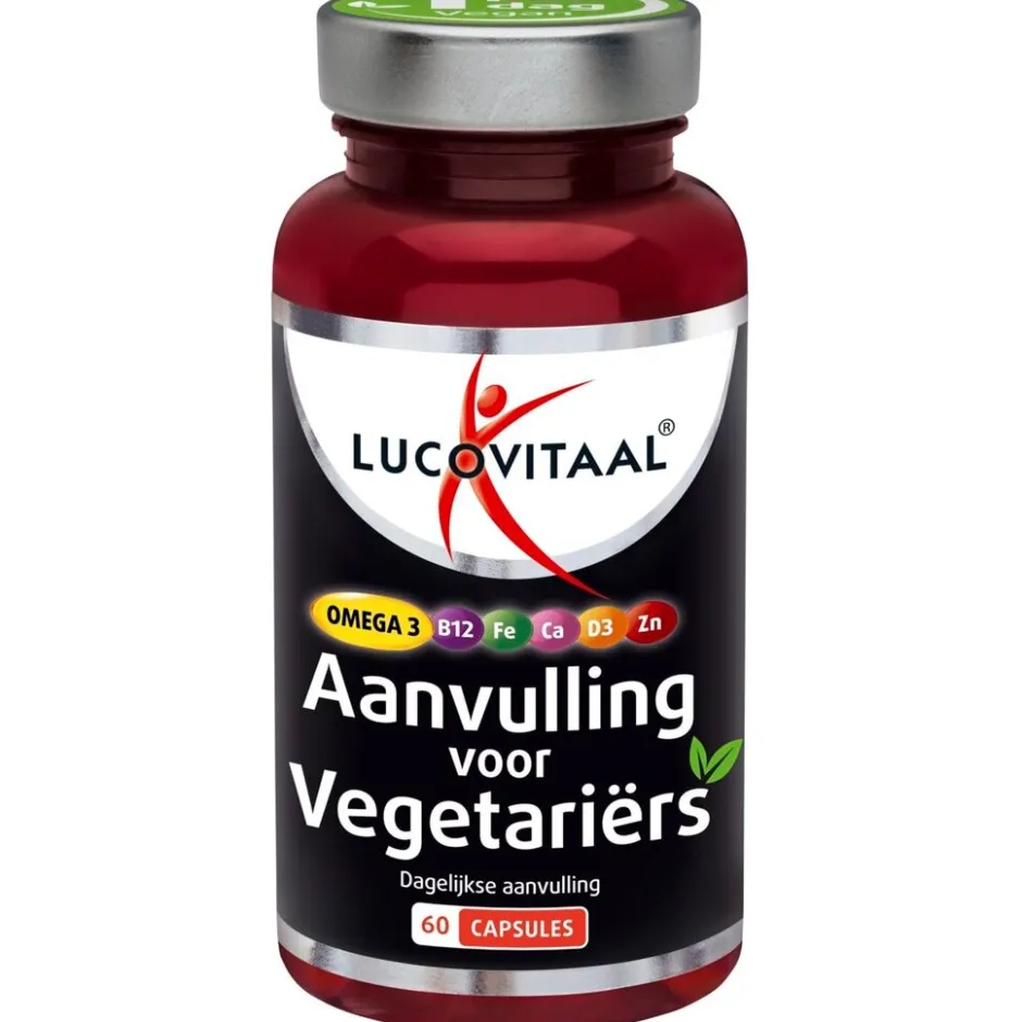 Lucovitaal Aanvulling voor Vegetariërs Capsules< Omega 3|Vitamines
