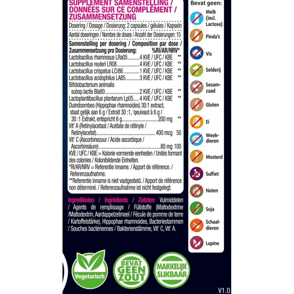 Lucovitaal Bioticomel Intieme Zone Vrouw Capsules< Overige Supplementen
