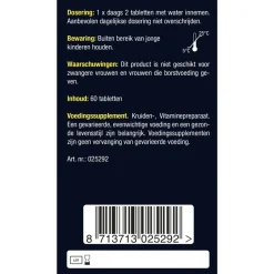 Lucovitaal D-Mannose Cranberry Tabletten< Cranberrysupplementen|Blaas Supplementen
