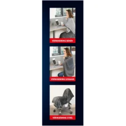 Elektrische Cape, benen & stoel Warmte deken|Lucovitaal Best