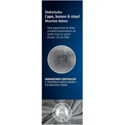 Elektrische Cape, benen & stoel Warmte deken|Lucovitaal Best