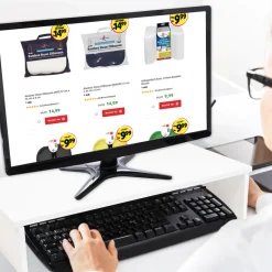 Lucovitaal Ergonomische Monitorverhoging< Revalidatiehulpmiddelen