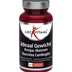 Lucovitaal Ideaal Gewicht Konjac Mannan Garcinia Cambogia Capsules< Afslanksupplementen