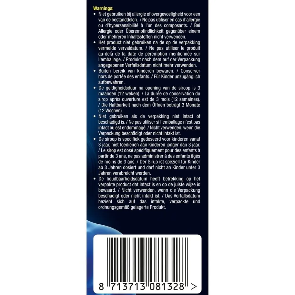 Lucovitaal 3-in-1 Hoestsiroop< Luchtwegen