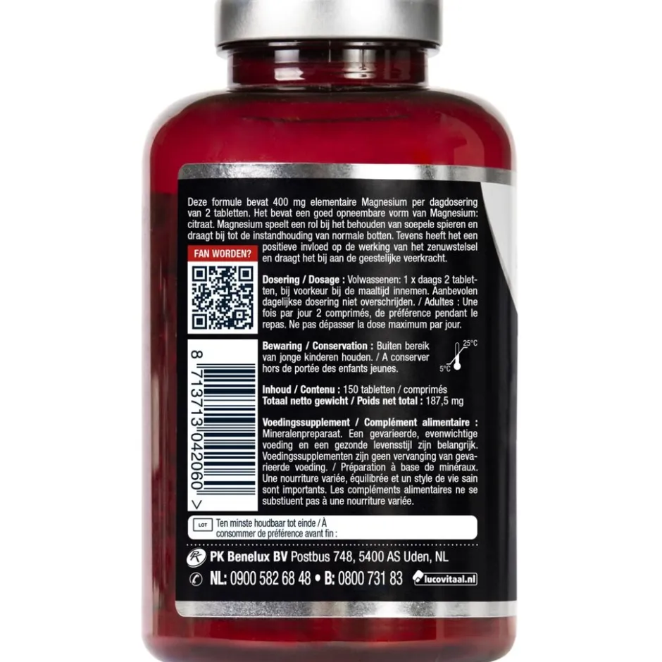Magnesium Citraat Tabletten|Lucovitaal Clearance