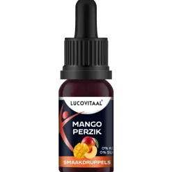 Mango Perzik Smaakdruppels|Lucovitaal Online