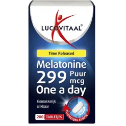 Lucovitaal Melatonine 299Mcg Time Released Tabletten< Melatonine