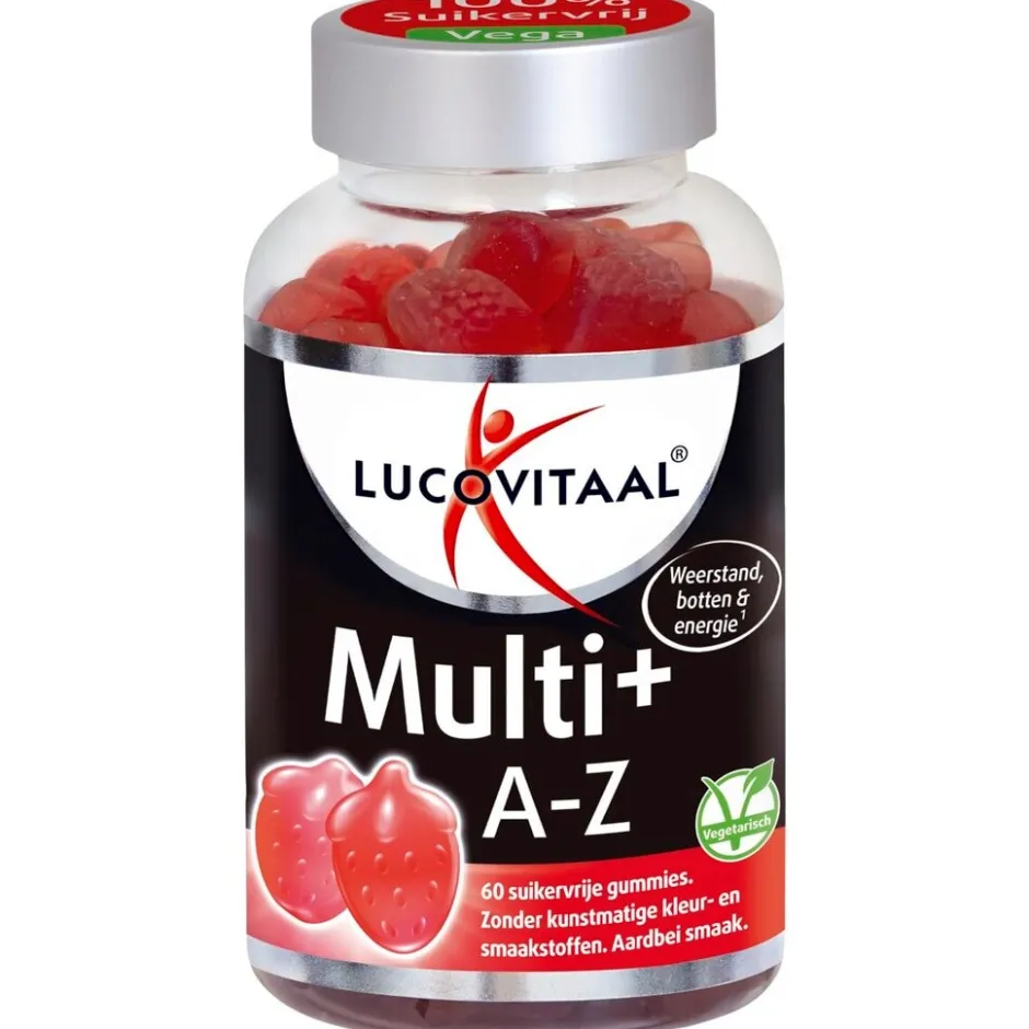 Lucovitaal Multi+ A-Z Gummies< Weerstand En Energie|Vitamines