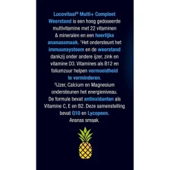 Lucovitaal Multi+ Weerstand Kauwtabletten< Weerstand En Energie|Vitamines