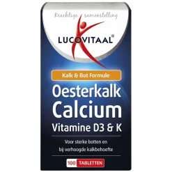 Lucovitaal Oesterkalk Calcium Vitamine D3 & K Tabletten< Mineralen|Botten En Spieren