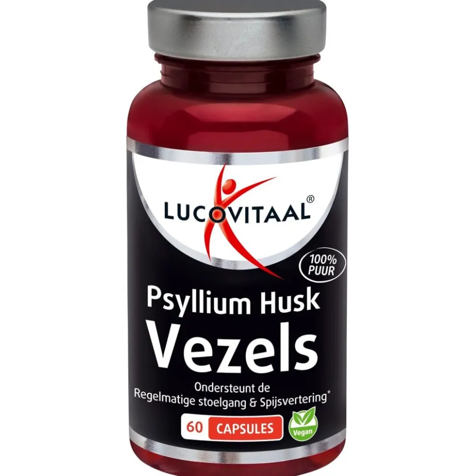 Lucovitaal Psyllium Husk Vezels Capsules< Spijsvertering
