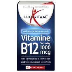 Vitamine B12 1000mcg Kauwtabletjes|Lucovitaal New