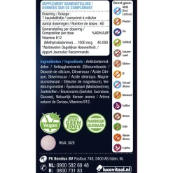 Vitamine B12 1000mcg Kauwtabletjes|Lucovitaal New