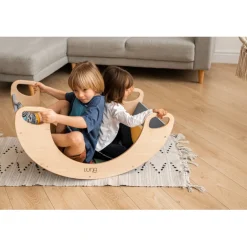 Naturel Houten Schommelstoel / Rocker|Luna Toys Online