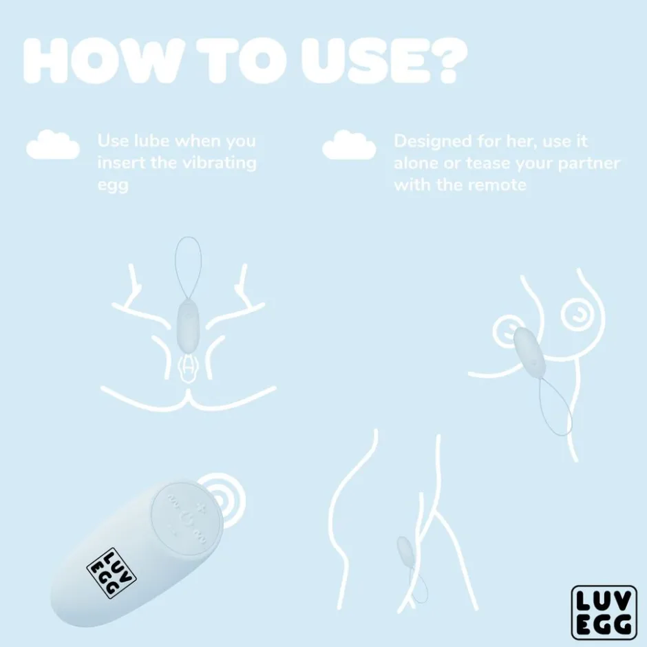 EasyToys LUV EGG Vibrerend Eitje< Seksspeeltjes