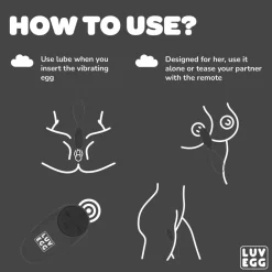 EasyToys LUV EGG Vibrerend Eitje< Seksspeeltjes