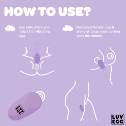 XL Vibrerend Ei|LUV EGG Hot