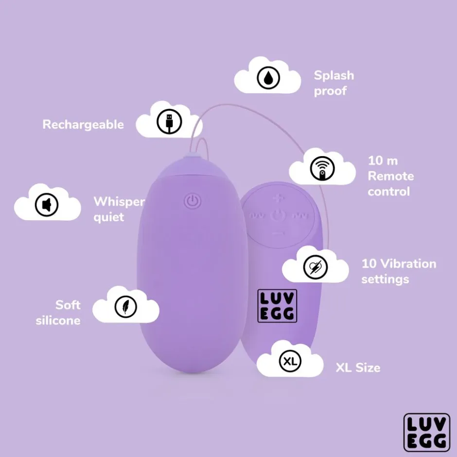 XL Vibrerend Ei|LUV EGG Hot